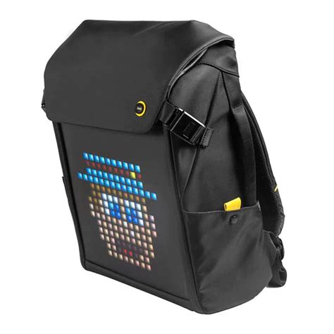 mochila com painel de led